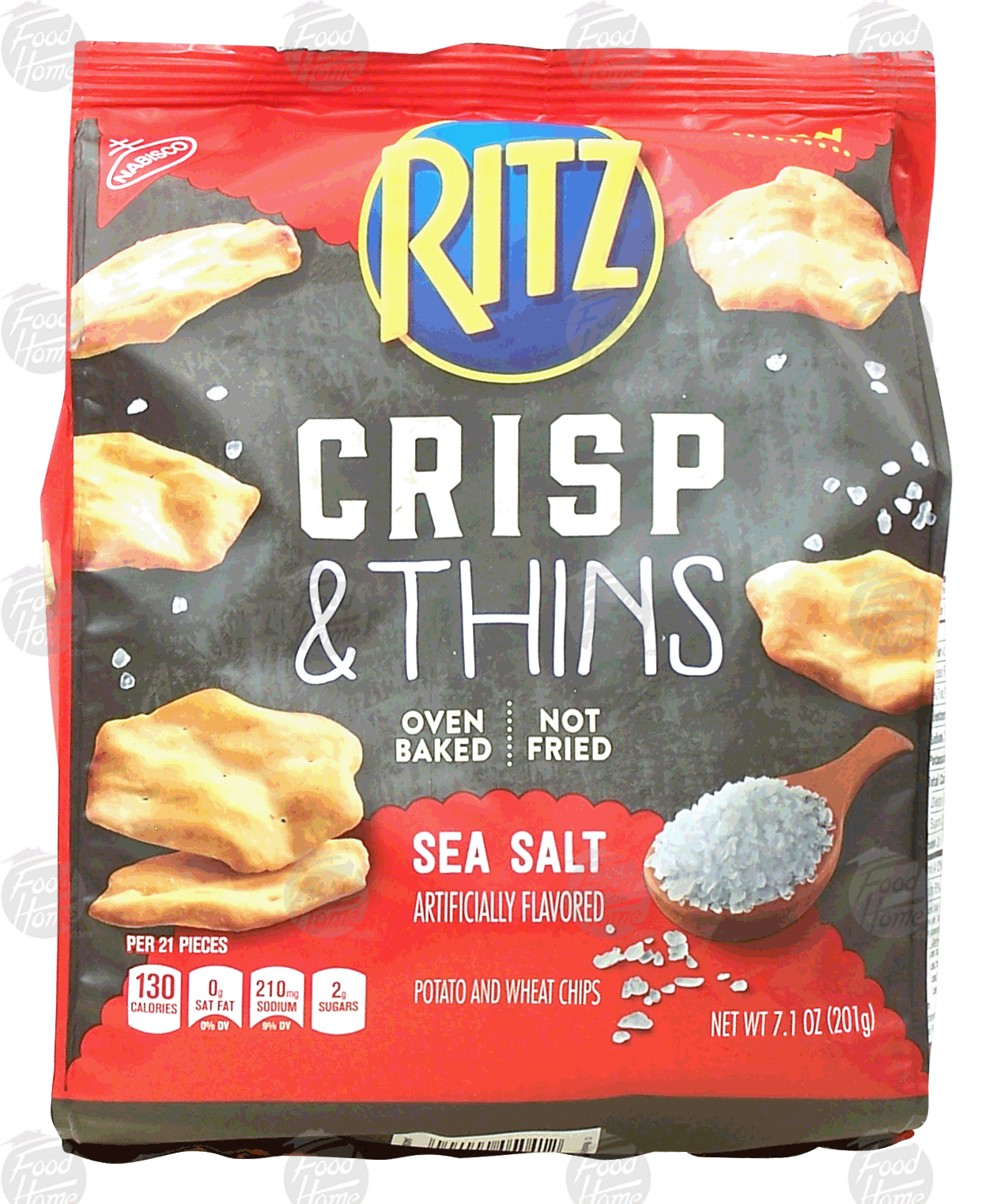 Nabisco Ritz Crisp & Thins; sea salt flavored potato and wheat chips Full-Size Picture